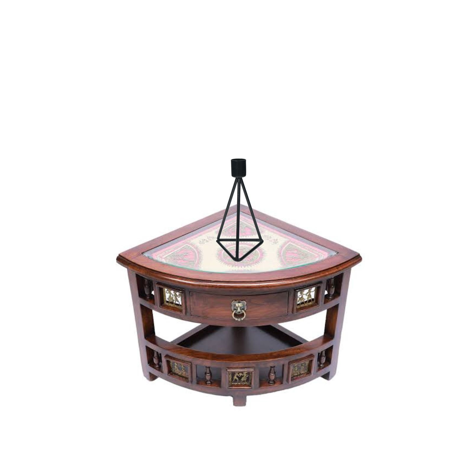 BLACK TRIANGLE CANDLE STAND SET - Image 3